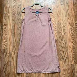 Urban Outfitters Vintage Sunbelt Pink Denim Dress